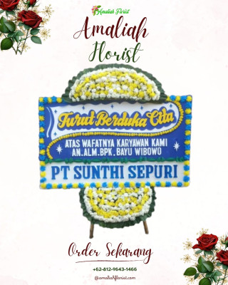 Papan Bunga Duka di Gandayasa